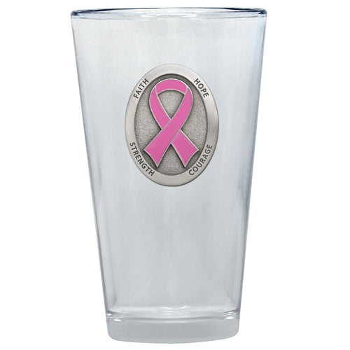 Pink Ribbon Pint Glass